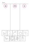 Initial Sound Sort Cut and Glue Activities