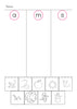 Initial Sound Sort Cut and Glue Activities